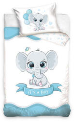  It's a Boy, Elefánt gyerek ágyneműhuzat 90x120 cm, 40x60 cm (CBX226005B)