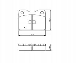 Gamma Fékbetét készlet Gama Master MP101.1
