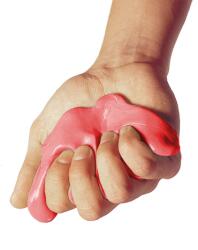 Dittmann Kéz- és ujjerősítő gyurma (Theraputty) közepes ellenállású piros