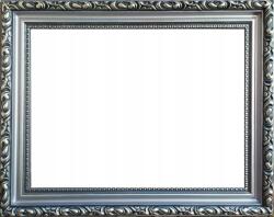 Marek & Darek Képkeret képekhez, fotókhoz, puzzle-höz, fából, 30x40 cm, 45 mm széles, ezüst (5904996590772)