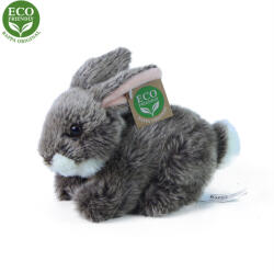 Rappa Élethű fekvő szürke plüss nyuszi 17 cm