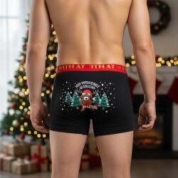 Aura Via Mikulásos-Karácsonyi boxeralsó - Rudolf mintás 3XL 104530