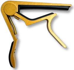 Kazoo Polska Kapodaster Pro aranyszínű fém alumínium gitár ukulele bendzsó (kapoz)