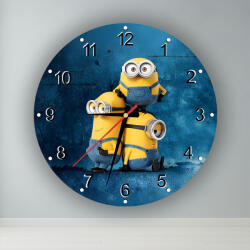  Minyonok - kör alakú falióra