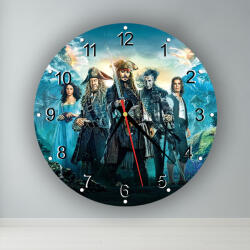 A+ Karib-tenger kalózai - kör alakú falióra