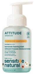 Attitude 2 az 1-ben baba habmosó, zabbal, érzékeny bőrre, 250ml (637)