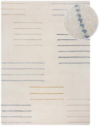 Flair Rugs Covor crem țesut manual din lână 200x290 cm Dottie Geometric - Flair Rugs Covor