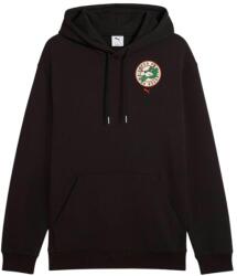 PUMA Graphics Puma férfi kapucnis pulóver, fekete (62964901) L (62964901)