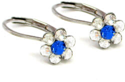 Pici Virág fülbevaló - crystal/sapphire (2 éves kortól) (2021121308)