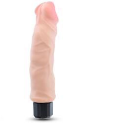 Blush Novelties Vibrator Realist Au Naturel Sensa Feel, Dubla Densitate, 10 Moduri Vibratii, USB, Natural, 22.8 cm Vibrator