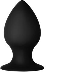 Dop Anal Forto F-98 Medium, Silicon, Negru, 9.3 cm