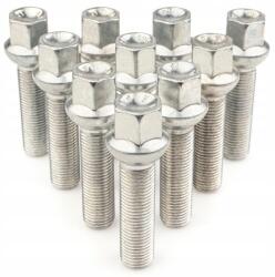 Getmann 10 x Hosszú Távtartó Csavar M14x1.5x40mm R13 gömb 17-es kulcs (Z3B57/SG10)