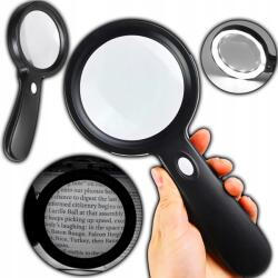  Led Nagyító 10x Nagyító Olvasóüveg Asztali Kozmetikai Lámpa (Szkło Powiększające)