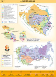 Stiefel A nagy felbomlás, iskolai történelmi oktatótabló - stiefelbolt - 39 800 Ft