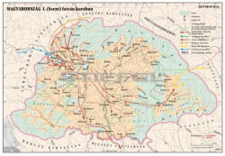 Stiefel Magyarország Szent István korában iskolai történelmi falitérkép - stiefelbolt - 39 800 Ft