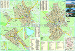 Stiefel Kiskőrös-Soltvadkert-Kecel faléces térképe
