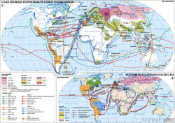 Stiefel A nagy földrajzi felfedezések és a korai gyarmatosítás - Az újkori világgazdaság kialakulása (160 x 120 cm) iskolai történelmi falitérkép