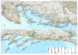 Gizimap Dalmácia, Isztria autótérkép