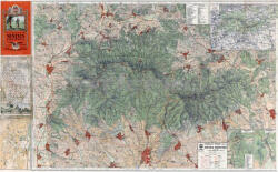  A Mátra térképe fakeretben (1933) - stiefelbolt - 33 700 Ft