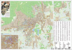 Stiefel Pécs város térképe, falitérkép - stiefelbolt - 125 900 Ft