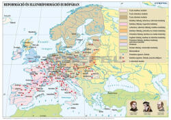 Stiefel Reformáció és ellenreformáció Európában (140 x 100 cm) iskolai történelmi falitérkép