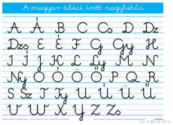 Stiefel A magyar ABC írott nagybetűi