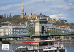 Stiefel Mátyás templom tányéralátét könyöklő + hátoldalon Budapest belváros térképe