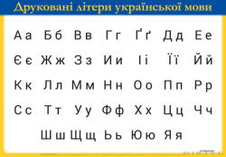 Stiefel Az ukrán ABC nyomtatott nagy- és kisbetűi