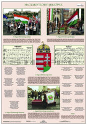 Stiefel A magyar nemzeti jelképek (100 x 140 cm), iskolai oktatótabló