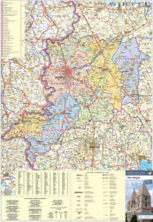 Stiefel Vas megye falitérkép - stiefelbolt - 83 900 Ft