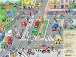 Stiefel Kerékpáros tízparancsolat faléces tabló