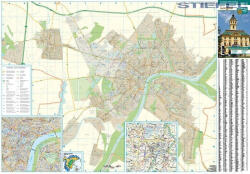 Stiefel Szeged várostérképe, falitérkép - stiefelbolt - 39 800 Ft