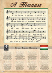 Stiefel Himnusz tabló fémléccel- B2