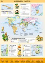 Stiefel Hidegháború csataterei, iskolai történelmi oktatótabló - stiefelbolt - 26 800 Ft