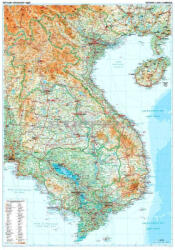 Gizimap Vietnam, Laosz, Kambodzsa térkép