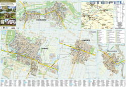Stiefel Szarvas, Gyomaendrőd, Kondoros és Békésszentandrás térképe, falitérkép - stiefelbolt - 83 900 Ft