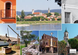 Stiefel Szentendre képekben tányéralátét könyöklő + hátoldalon Dunakanyar térkép