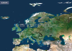 Stiefel Európa a világűrből