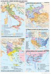 Stiefel Az olasz és a német egység kialakulása (100 x 140 cm) iskolai történelmi falitérkép
