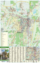 Stiefel Zalaegerszeg fémléces várostérképe