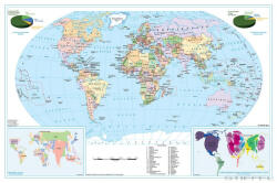 Stiefel Világtérkép kartogramokkal