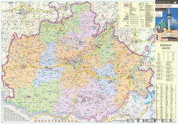 Stiefel Baranya megye falitérkép - stiefelbolt - 125 900 Ft