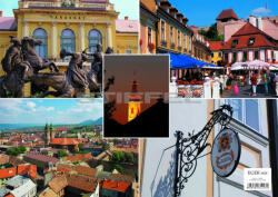 Stiefel Eger város hátoldalon Eger várostérképe