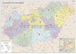 Stiefel Magyarország postai irányítószámai, tűzhető, keretes