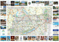 Stiefel Észak-Dunántúli fémléces turisztikai térkép