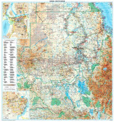 Gizimap Szudán és Dél-Szudán térkép