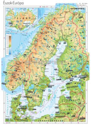 Stiefel Észak-Európa domborzata (120 x 160 cm)