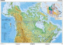 Stiefel Kanada, domborzati (angol)