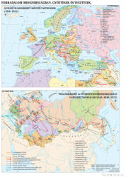 Stiefel Forradalom Oroszországban. Győztesek és vesztesek. (120 x 160 cm) iskolai történelmi falitérkép