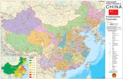 Stiefel Kína irányítószámos térképe